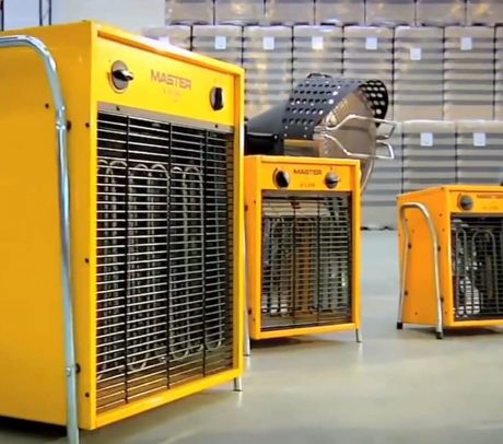 Industrial heater for factories and warehouses